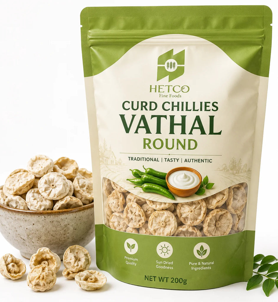 Curd Chillies Vathal Round