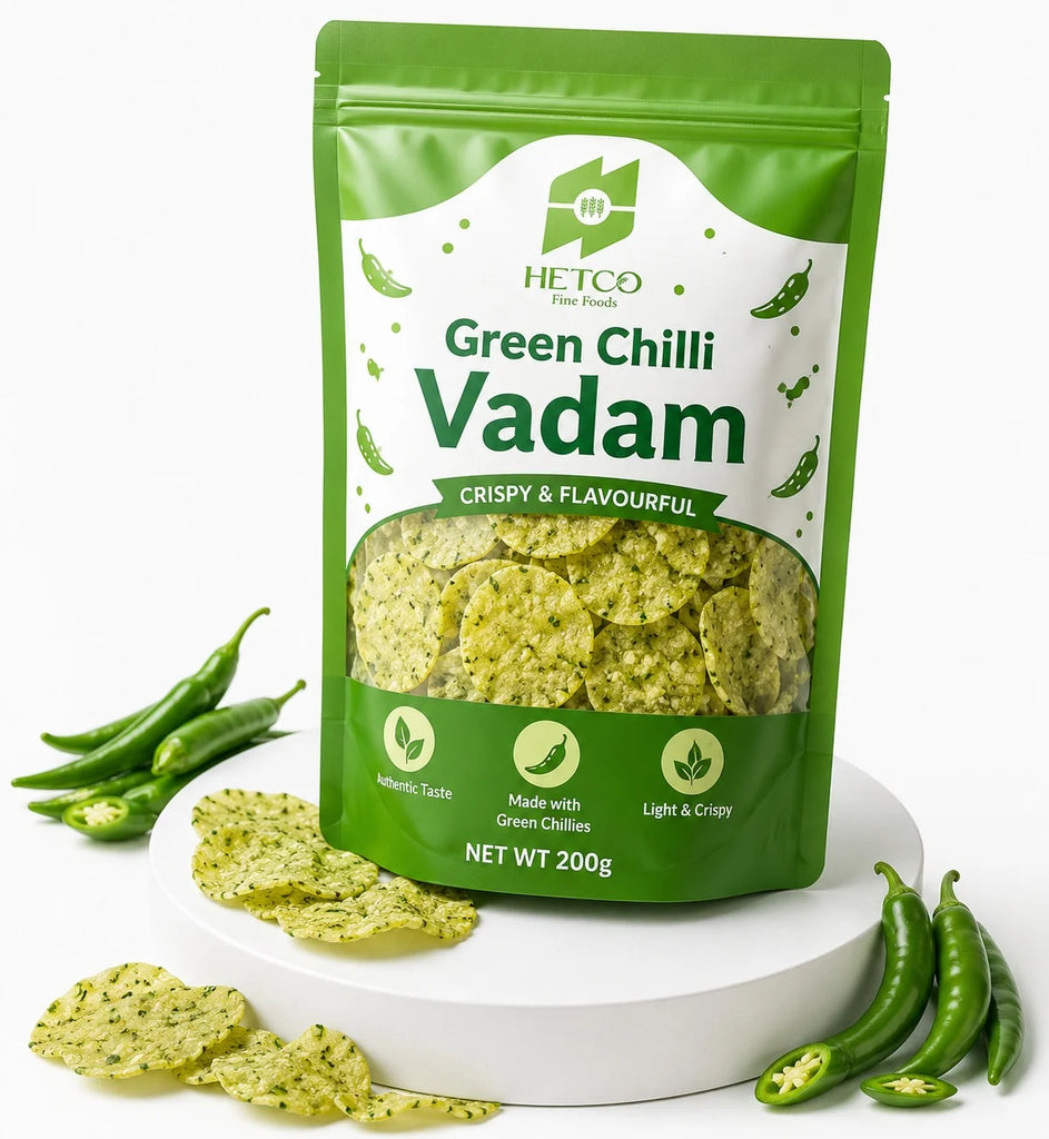 Green Chilli Vadam