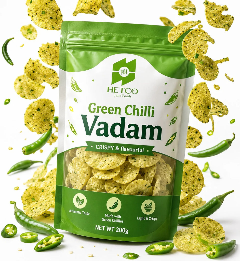 Green Chilli Vadam