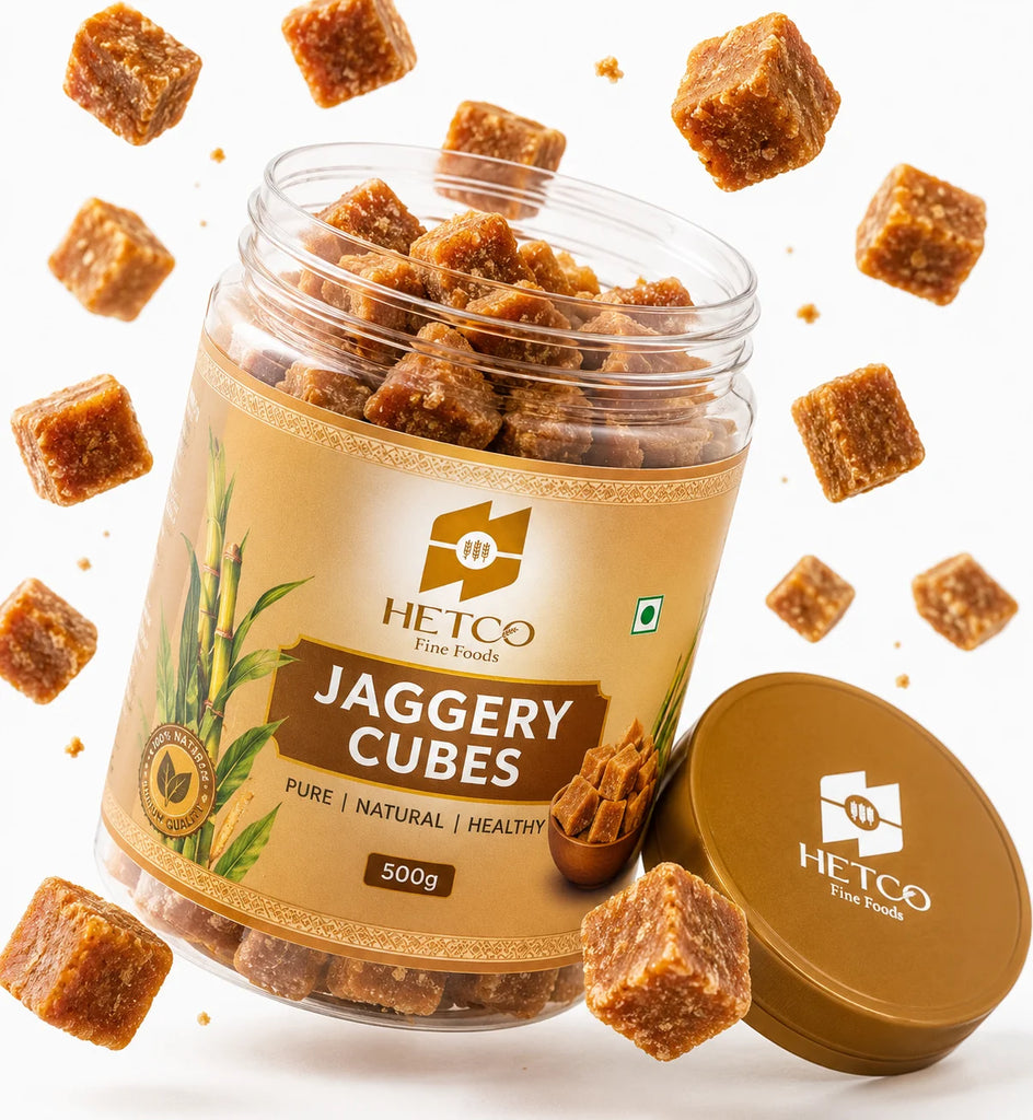 Jaggery Cubes In Pet Jar