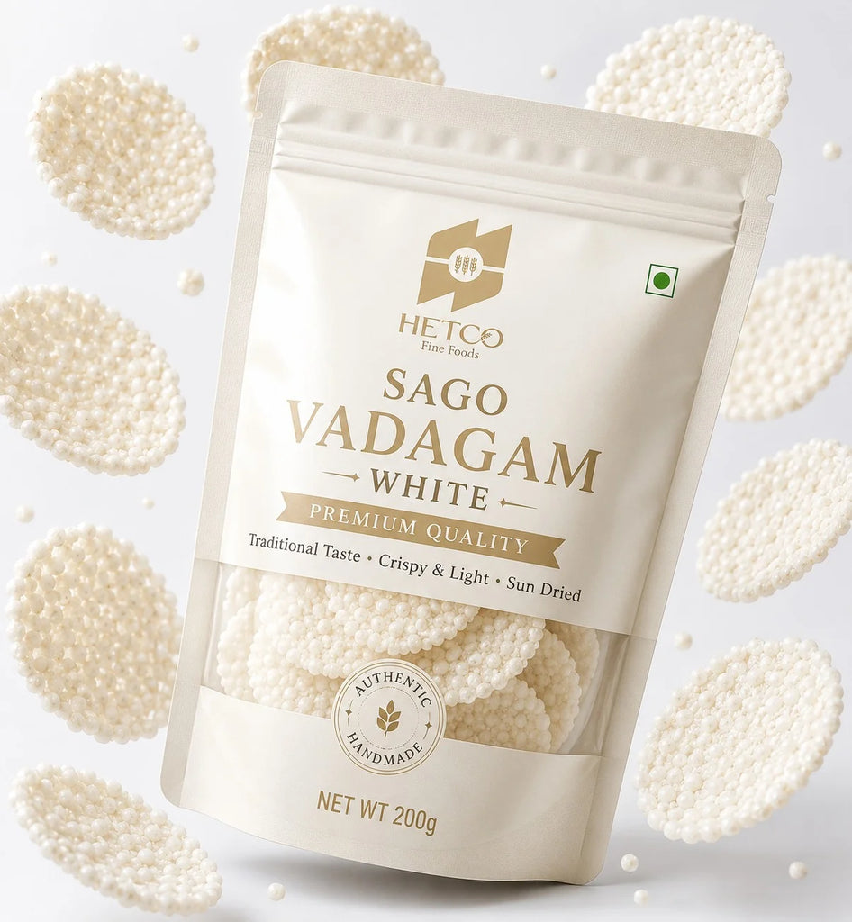Sago Vadagam  White