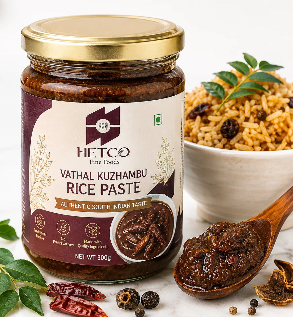 Vathal Kuzhambu Rice Paste